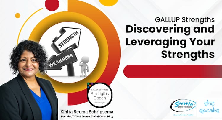 course | Gallup Strengths: Discovering and Leveraging Your Strengths with Kinita Schripsema for SHE SPEAKS