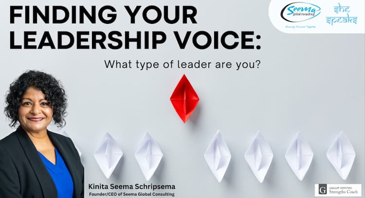 course | Finding Your Leadership Voice: What Type of Leader Are You? with Kinita Schripsema for SHE SPEAKS